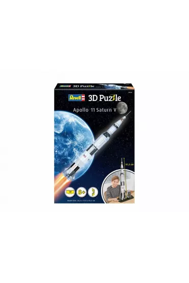 Puzzle 3D 136 el. Apollo 11 Saturn V Revell