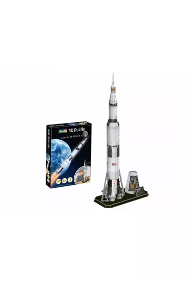 Puzzle 3D 136 el. Apollo 11 Saturn V Revell