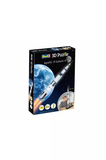 Puzzle 3D 136 el. Apollo 11 Saturn V Revell