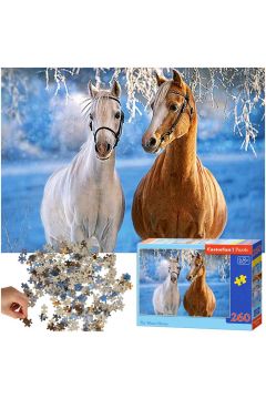Puzzle 260 el. The Winter Horses Castorland