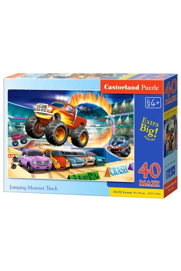 Puzzle 40 el. Pokazy Monster Truck Castorland