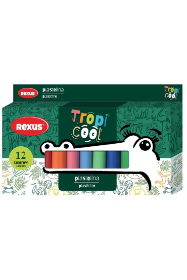 Beniamin Plastelina 12 kolor�w Tropicool