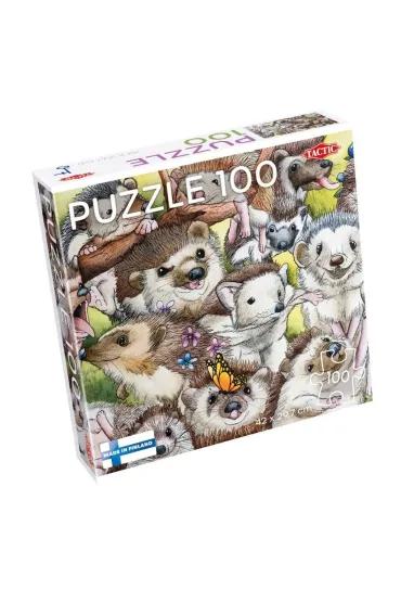 Puzzle 100 el. Hedgehogs Tactic