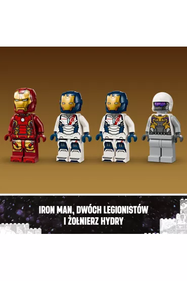 LEGO Marvel Iron Man i Iron Legion kontra �o�nierz Hydry 76288