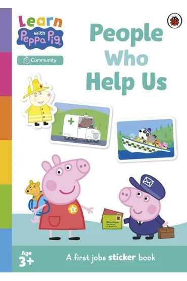 Learn with Peppa: People Who Help Us Sticker activity book