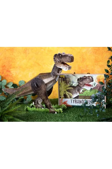 Tyranozaur. Ksi��ka i puzzle 3D Wilga Play - Irena  Trevisan