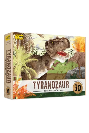 Tyranozaur. Ksi��ka i puzzle 3D Wilga Play - Irena  Trevisan