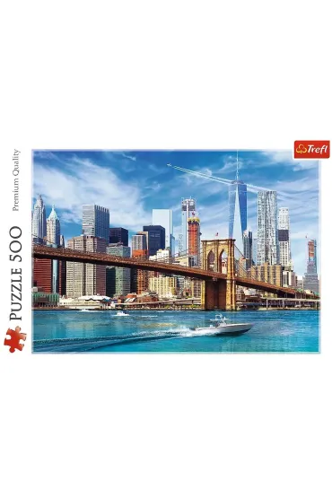 Puzzle 500 el. Widok na Nowy Jork Trefl