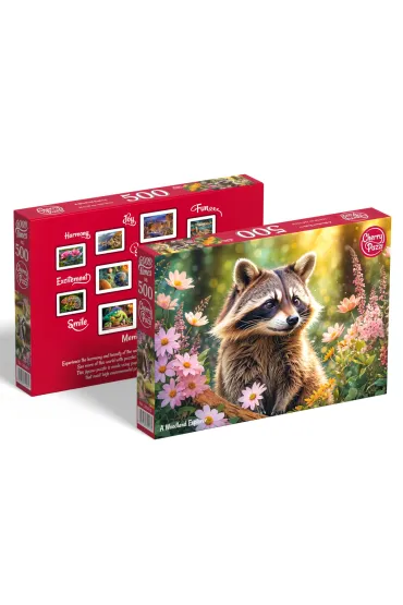 Puzzle 500 el. A Woodland Explorer CherryPazzi