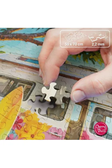 Puzzle 1000 CherryPazzi Waiting for the Waves�31346�