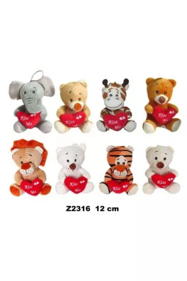 Zwierz�ta z sercem 12 cm mix Sun-Day