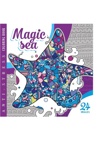 Kolorowanka antystresowa 200x200 12 kartek BR Magic Sea