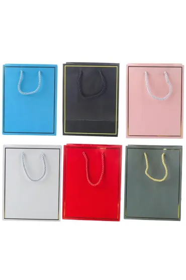 LeanToys Torba prezentowa 23x18x10cm MIX