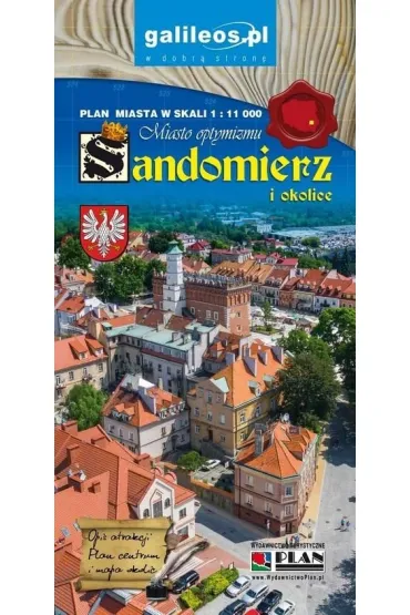 Plan miasta - Sandomierz i okolice 1:11 000