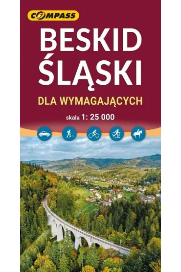 Beskid �l�ski dla wymagaj�cych mapa skala 1 : 25 000