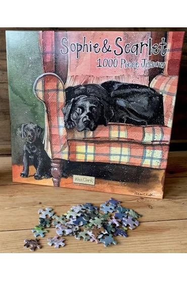 Puzzle 1000 el. Psy Sophie&Scarlett Alex Clark