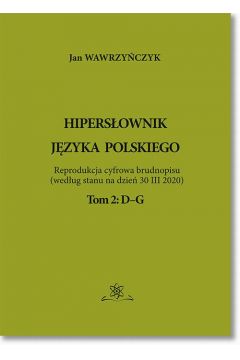 eBook Hipersownik jzyka Polskiego Tom 2: D–G pdf
