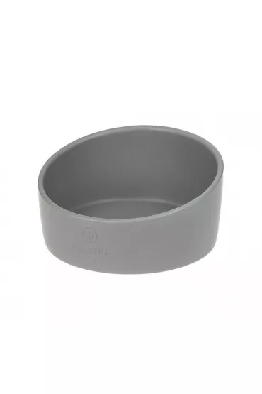 Palopa Miska dla psa porcelanowa Cali grey