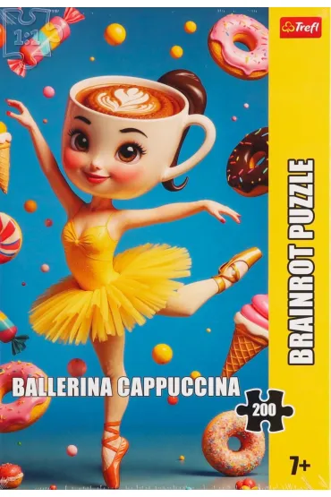 Puzzle 200 el. BrainRots Ballerina Cappuccina Trefl