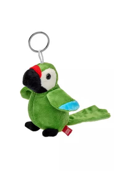 Beppe Brelok papuga ara zielona 11cm