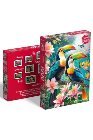 Puzzle 1000 el. Toucans' Paradise CherryPazzi