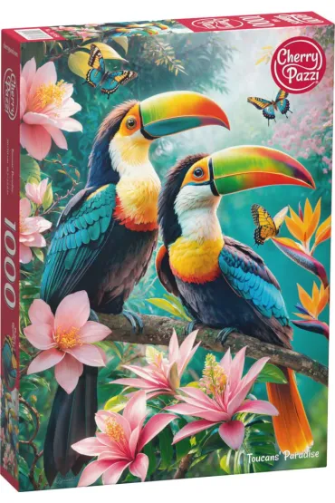 Puzzle 1000 el. Toucans' Paradise CherryPazzi