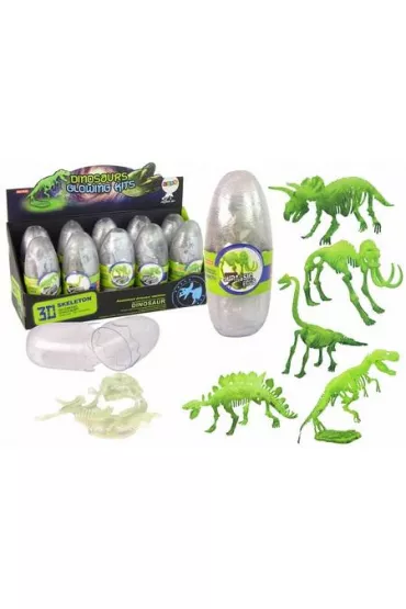 �wiec�cy szkielet 3D dinozaury mamut w jajku