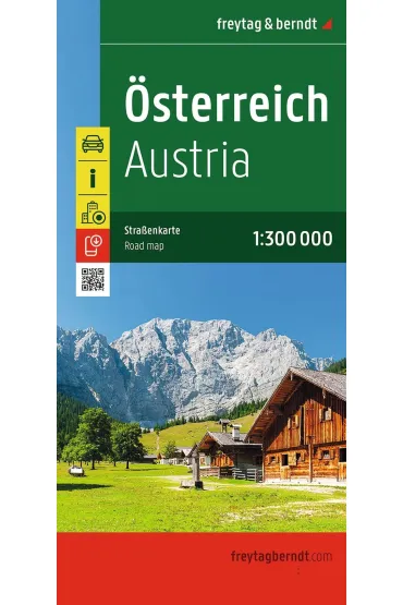 Mapa Austria 1:300 000