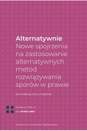 Alternatywnie. Nowe spojrzenia na zastosowanie...