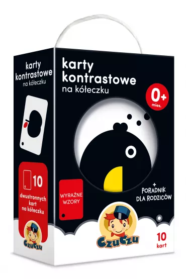 CzuCzu Karty kontrastowe na k�eczku 0mies.+