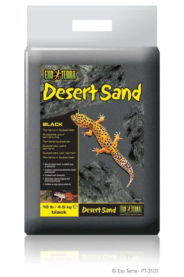 Exo Terra Pod�o�e Desert Sand, czarne (uszkodzone opakowanie) 4.5 kg