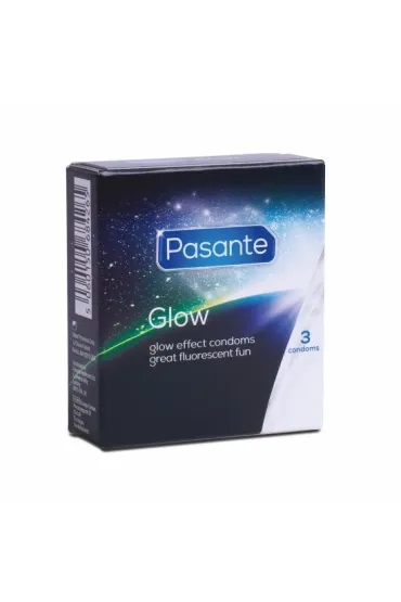 Pasante Glow prezerwatywy �wiec�ce w ciemno�ci 3szt 3 szt.