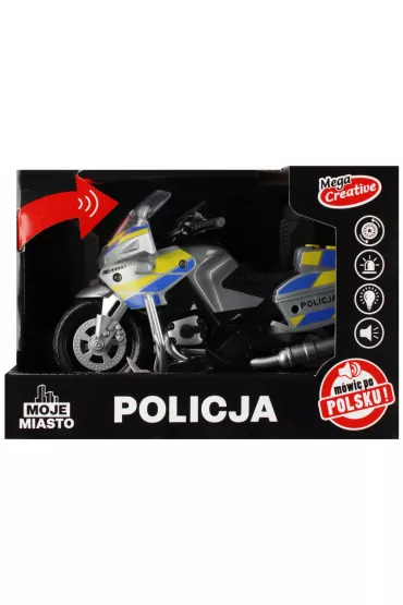 Motocykl Policja Moje Miasto MEGA CREATIVE 520415