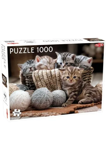 Puzzle 1000 el. Ma�e kotki Tactic
