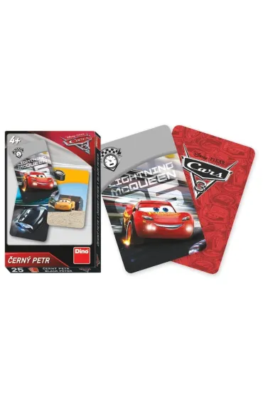 Karty Czarny Piotru� - Auta Cars 3 Dino Toys
