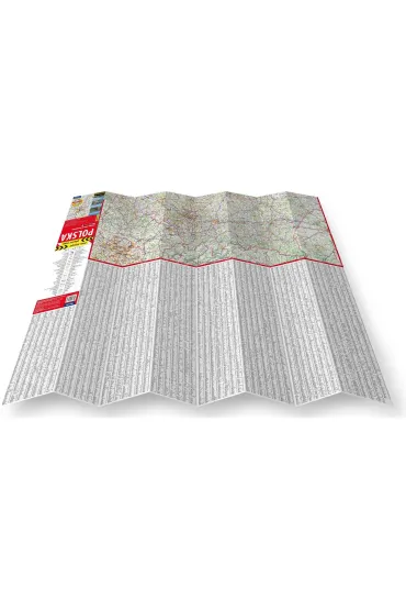 Polska mapa samochodowa 1:700 000 foliowana 2026