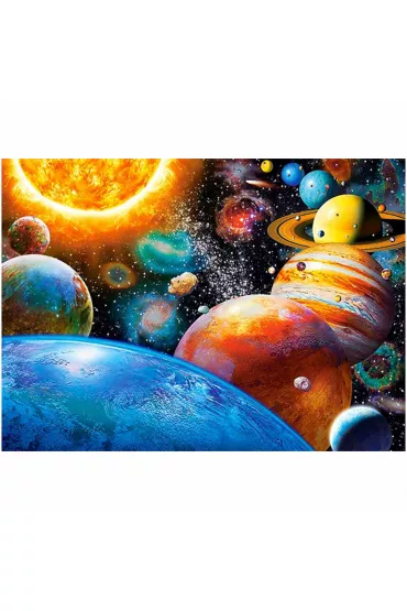 Puzzle 180 el. Planety i ich ksi�yce Castorland