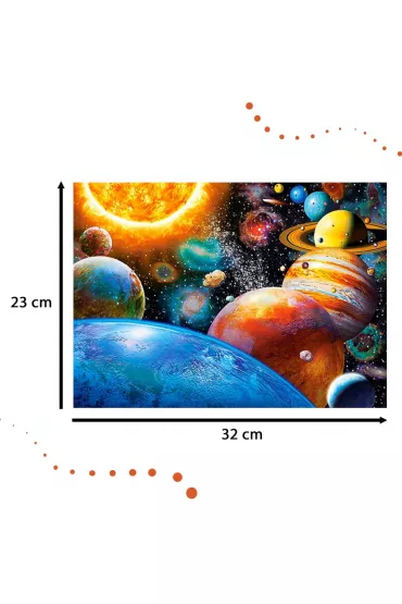 Puzzle 180 el. Planety i ich ksi�yce Castorland