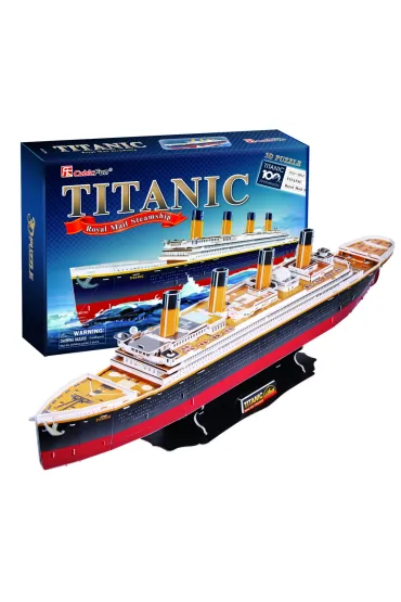 Puzzle 3D 113 el. Titanic Cubic Fun - Puzzle