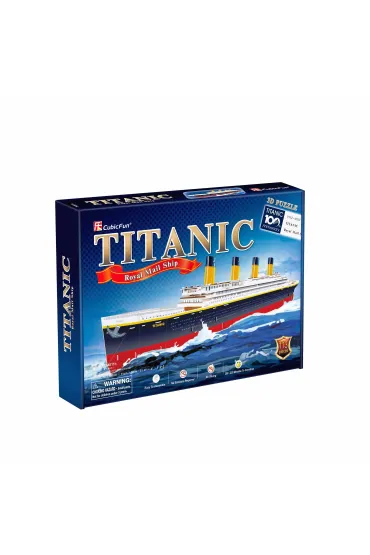 Puzzle 3D 113 el. Titanic Cubic Fun - Puzzle