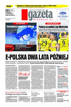 ePrasa Gazeta Wyborcza - Szczecin 217/2012