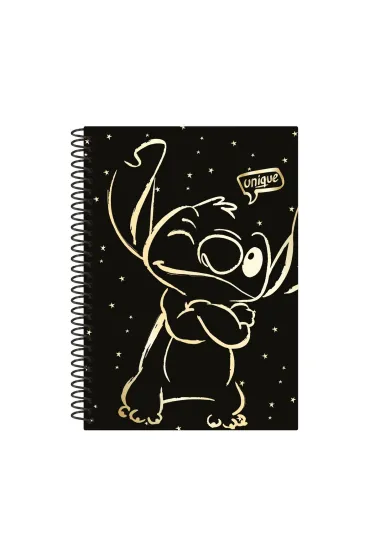 Patio Ko�obrulion B5 Disney Gold Stitch plastikowa spirala 100 kartek
