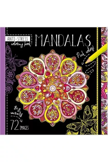 Kolorowanka antystresowa 200x200 Mandalas TW