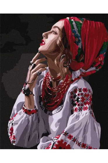 Ideyka Malowanie po numerach - Kwiaty - gwiazdki 40x50cm