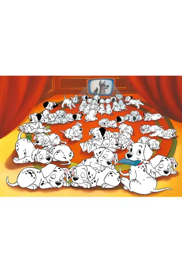 Puzzle 600 el. 101 Dalmaty�czyk�w Disney Trefl
