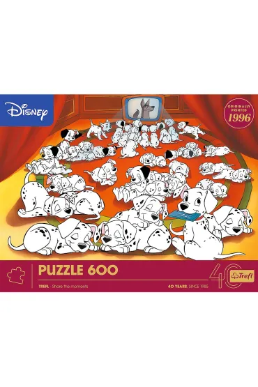 Puzzle 600 el. 101 Dalmaty�czyk�w Disney Trefl