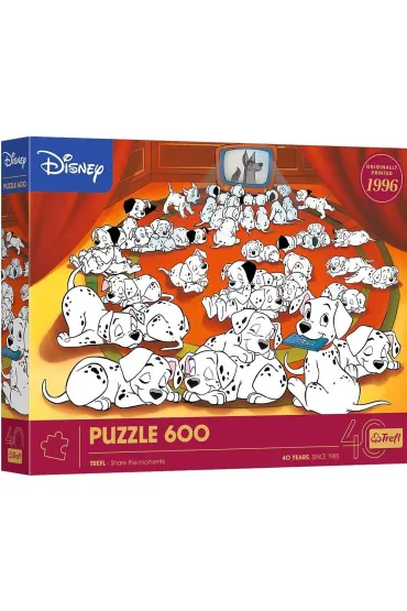 Puzzle 600 el. 101 Dalmaty�czyk�w Disney Trefl