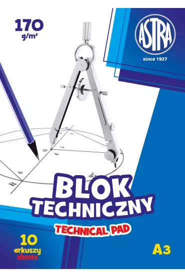 Astra Blok techniczny A3 10 kartek