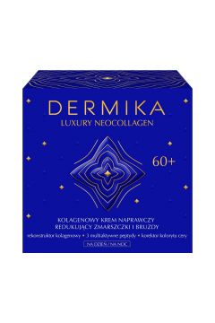 Dermika Luxury Neocollagen 60+ kolagenowy krem naprawczy do redukcji zmarszczek i bruzd na dzie i na noc 50 ml