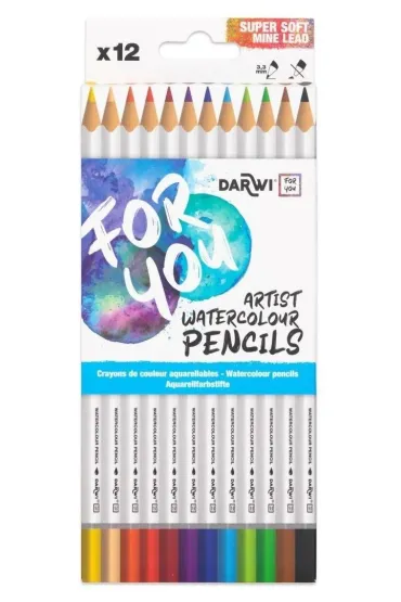Darwi Kredki akwarelowe 12 kolor�w